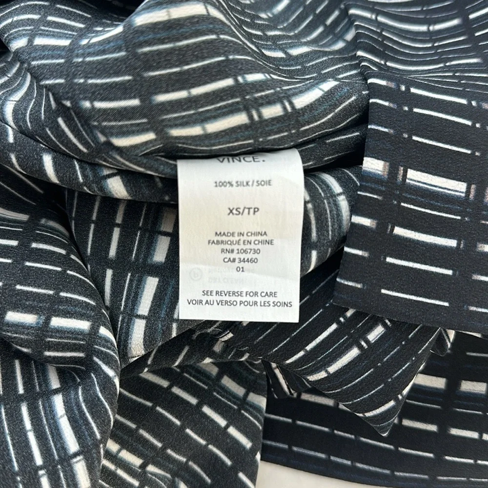 Vince 100% Silk Poncho Dress - Picture 13 of 13